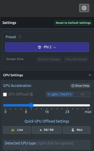 GPU Setting